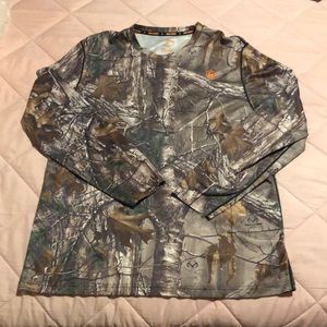 Game Winner Camo Long Sleeve Moisturewicking Tee